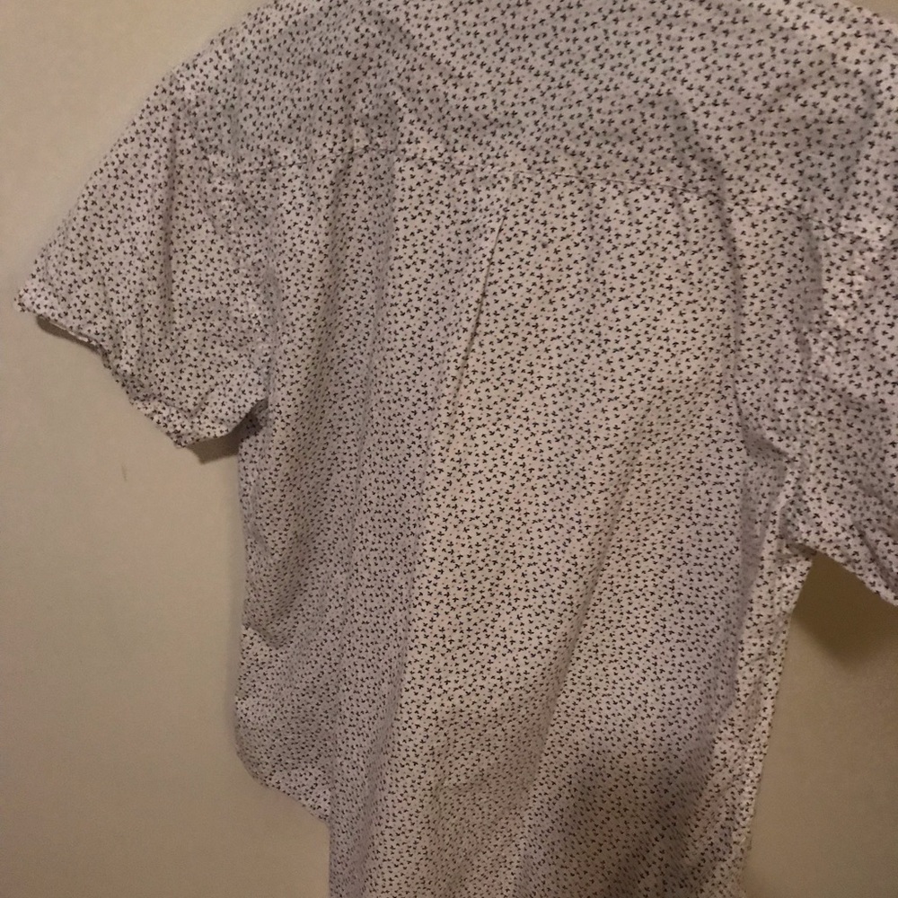 Cool design button up short sleeve shirt